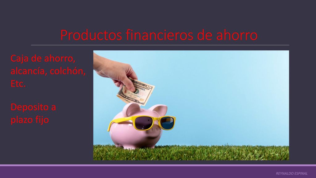 Productos financieros de ahorro