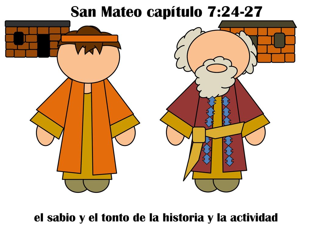 el sabio y el tonto de la historia y la actividad