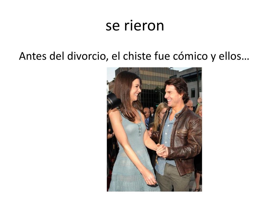 se rieron Antes del divorcio, el chiste fue cómico y ellos…