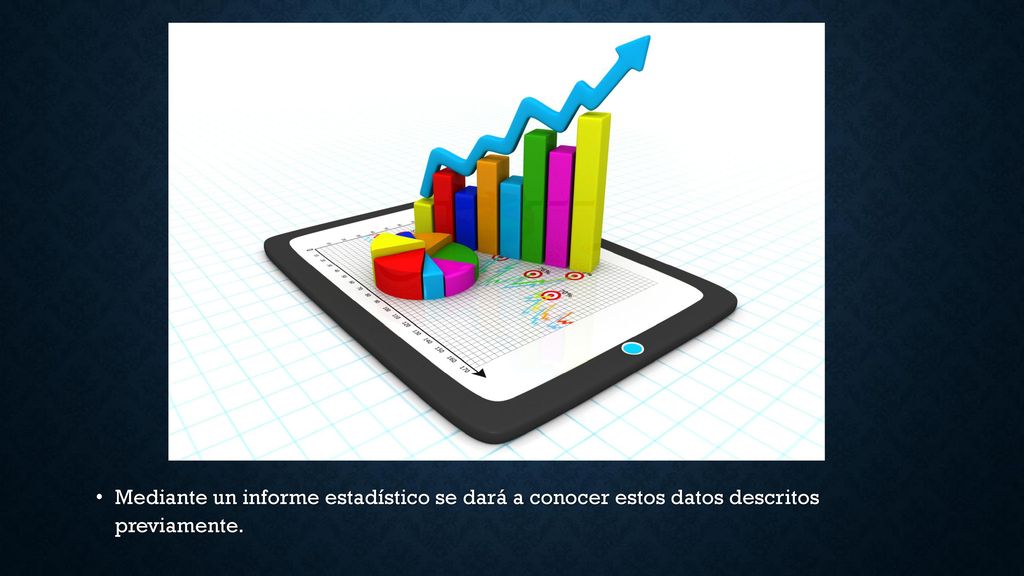 Mediante un informe estadístico se dará a conocer estos datos descritos previamente.