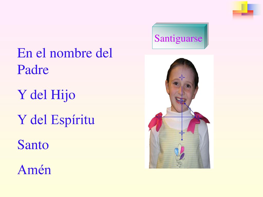 En el nombre del Padre Y del Hijo Y del Espíritu Santo Amén
