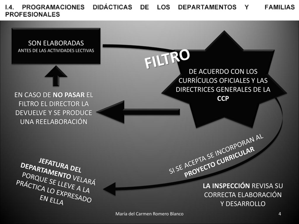 SON ELABORADAS ANTES DE LAS ACTIVIDADES LECTIVAS. FILTRO. DE ACUERDO CON LOS CURRÍCULOS OFICIALES Y LAS DIRECTRICES GENERALES DE LA CCP.
