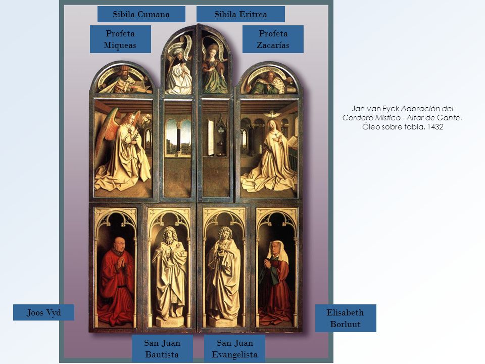 Joos Vyd Elisabeth Borluut San Juan Bautista San Juan Evangelista