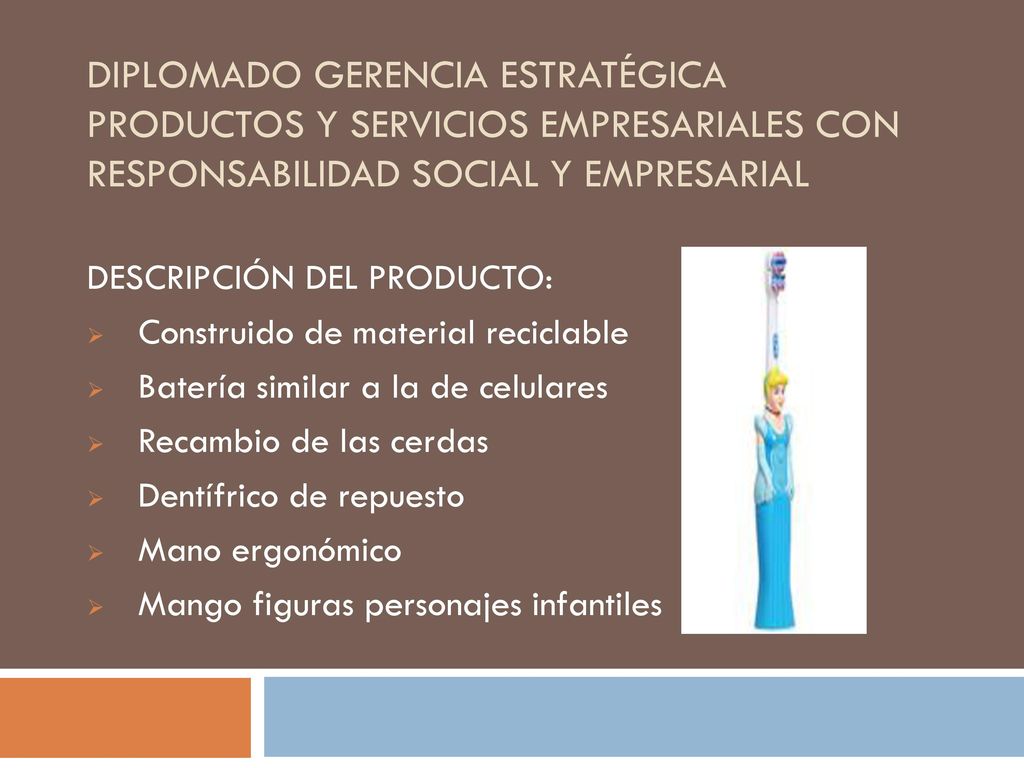 DIPLOMADO GERENCIA ESTRATÉGICA PRODUCTOS Y SERVICIOS EMPRESARIALES CON RESPONSABILIDAD SOCIAL Y EMPRESARIAL