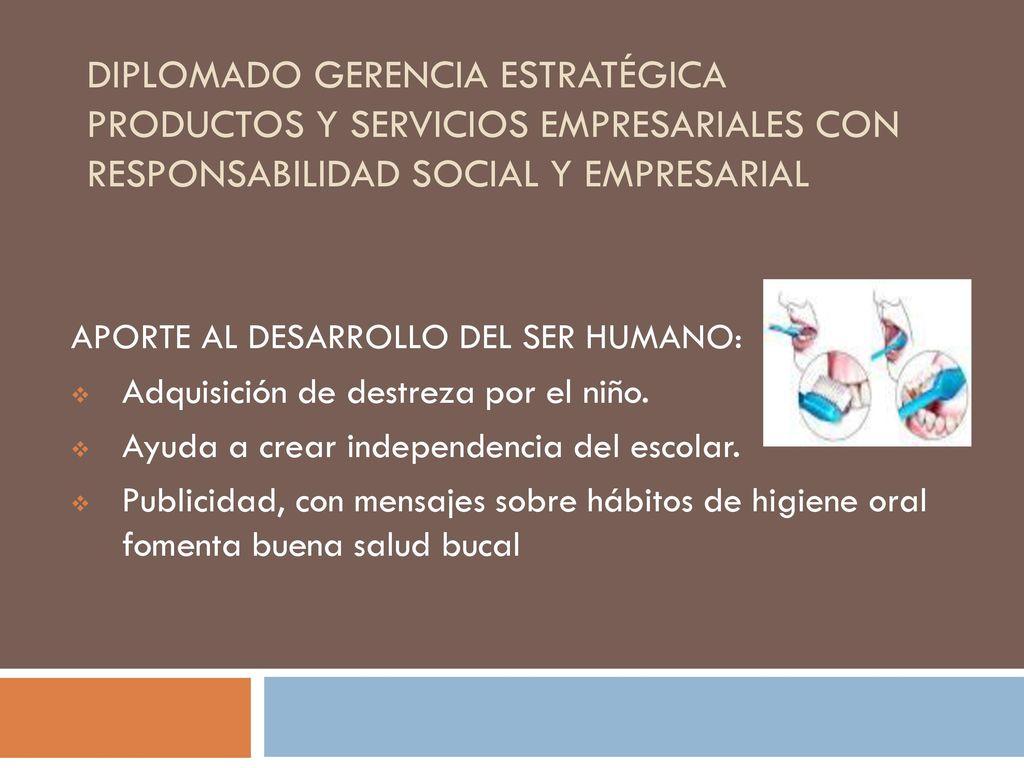 DIPLOMADO GERENCIA ESTRATÉGICA PRODUCTOS Y SERVICIOS EMPRESARIALES CON RESPONSABILIDAD SOCIAL Y EMPRESARIAL