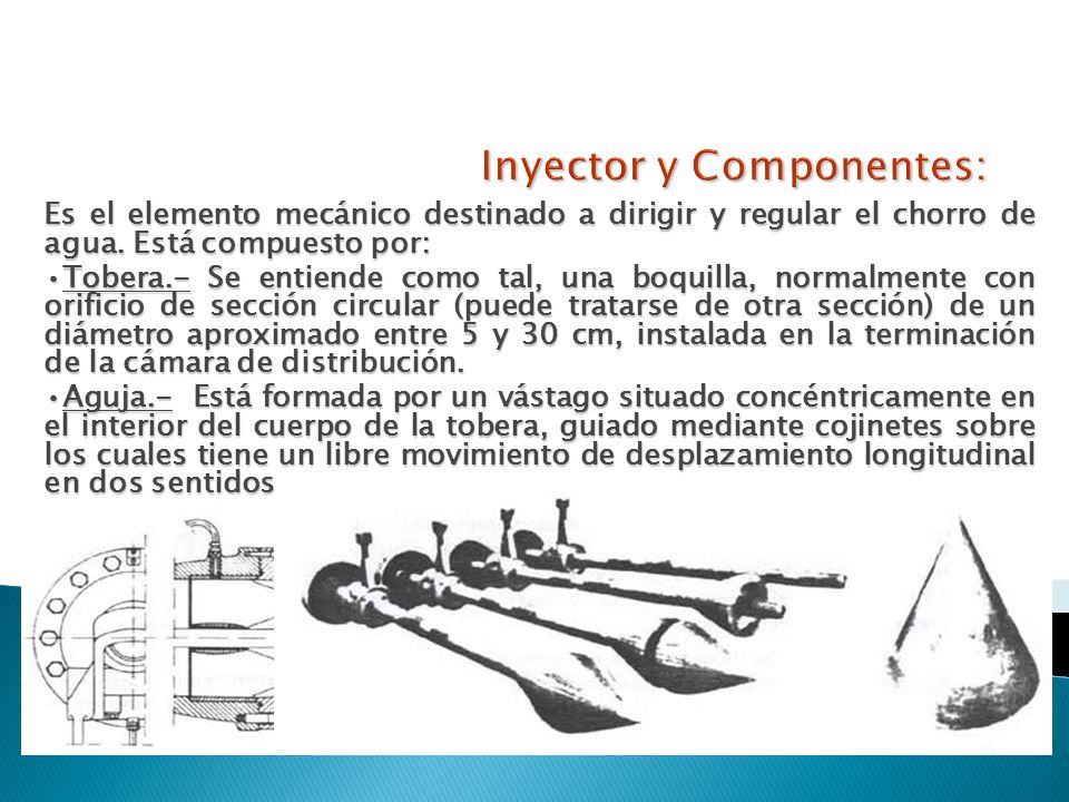 Inyector y Componentes:
