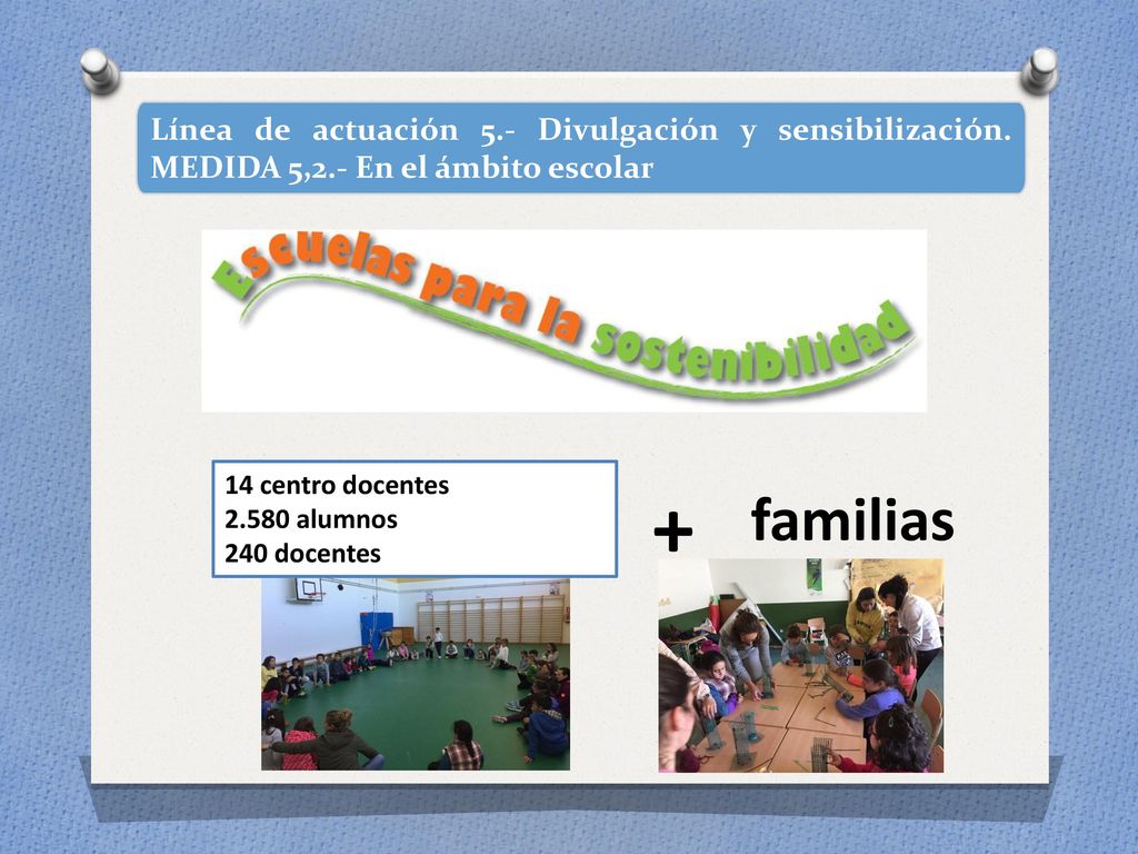 Línea de actuación 5. - Divulgación y sensibilización. MEDIDA 5,2