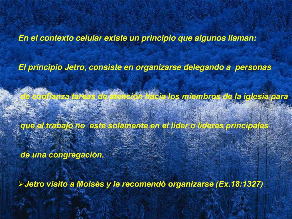 En el contexto celular existe un principio que algunos llaman: