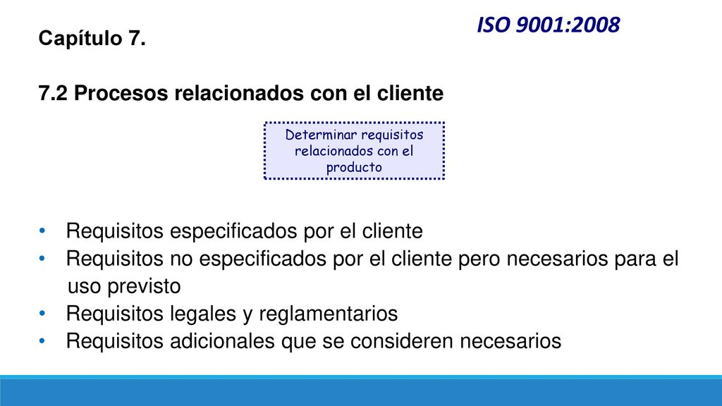 Determinar requisitos relacionados con el producto