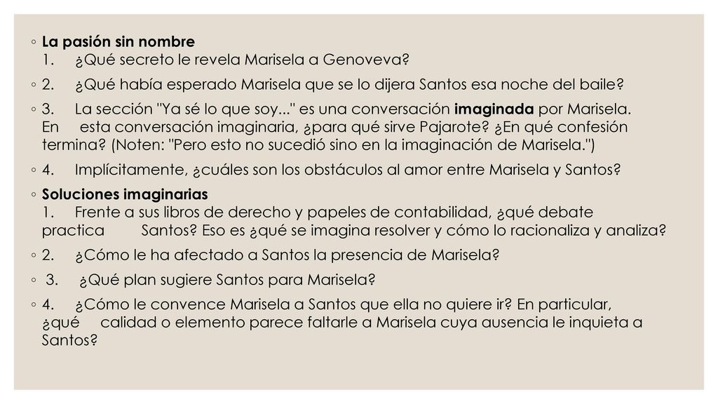 La pasión sin nombre 1. ¿Qué secreto le revela Marisela a Genoveva