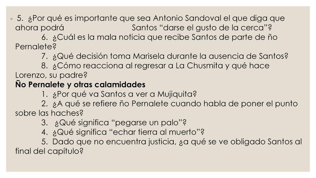 5. ¿Por qué es importante que sea Antonio Sandoval el que diga que ahora podrá Santos darse el gusto de la cerca .