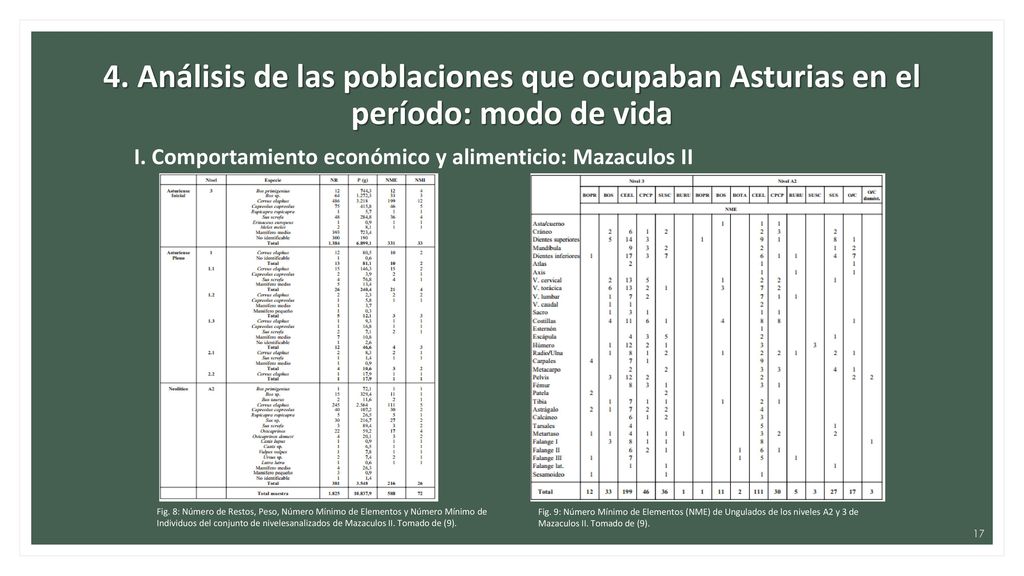 4. Análisis de las poblaciones que ocupaban Asturias en el período: modo de vida