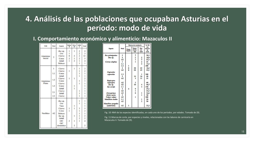 4. Análisis de las poblaciones que ocupaban Asturias en el período: modo de vida