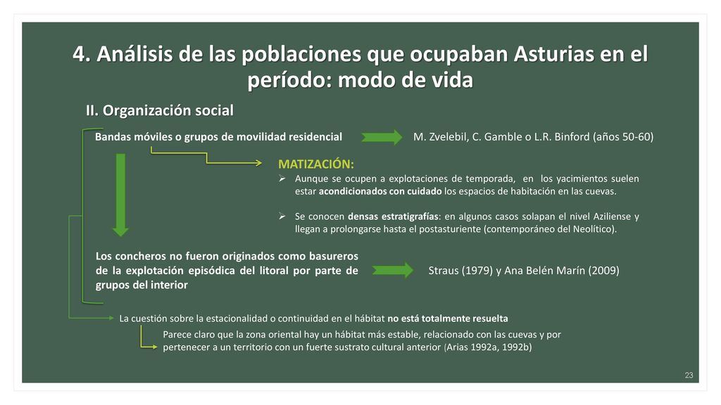 4. Análisis de las poblaciones que ocupaban Asturias en el período: modo de vida