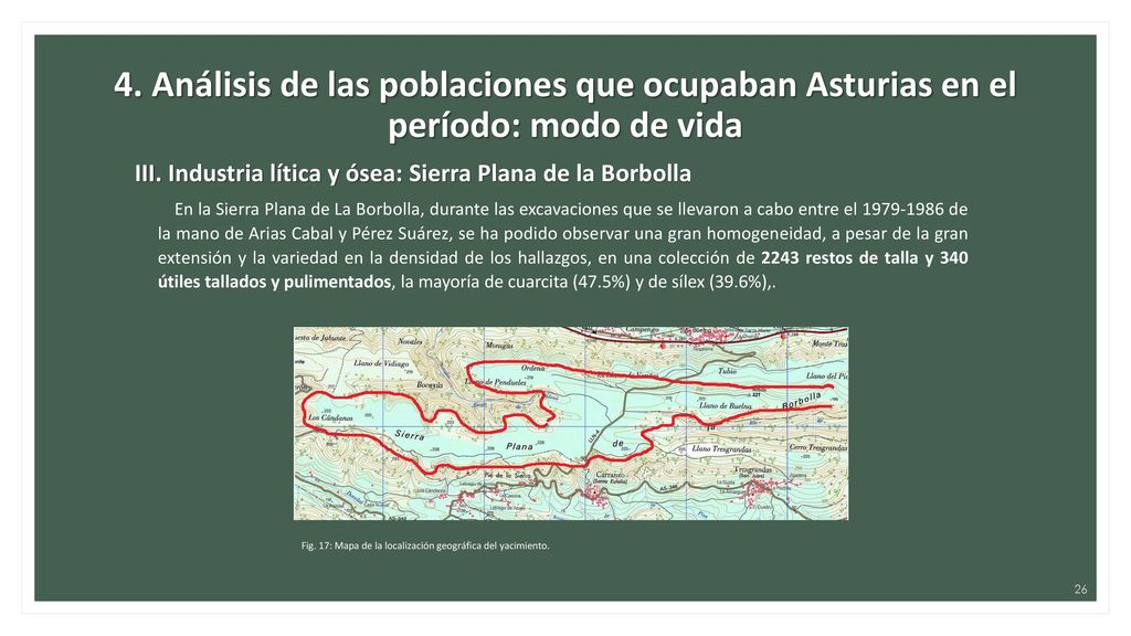 4. Análisis de las poblaciones que ocupaban Asturias en el período: modo de vida