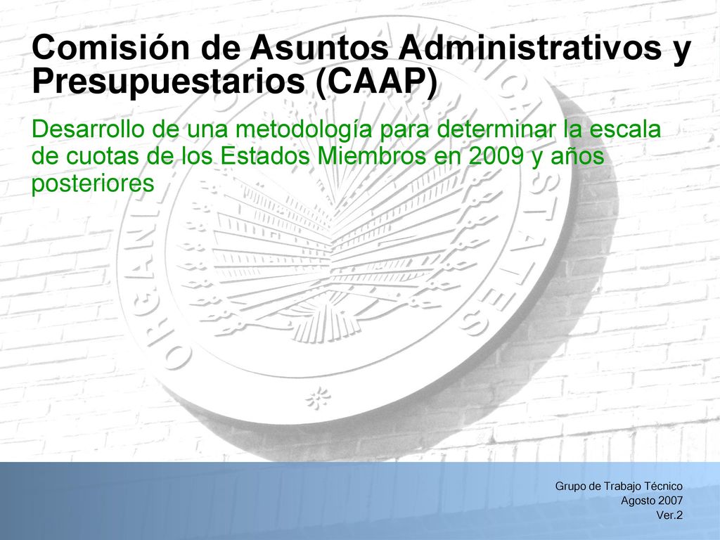 OAS Indirect Cost Recovery (ICR) Policy and Procedures (Ver. 1)