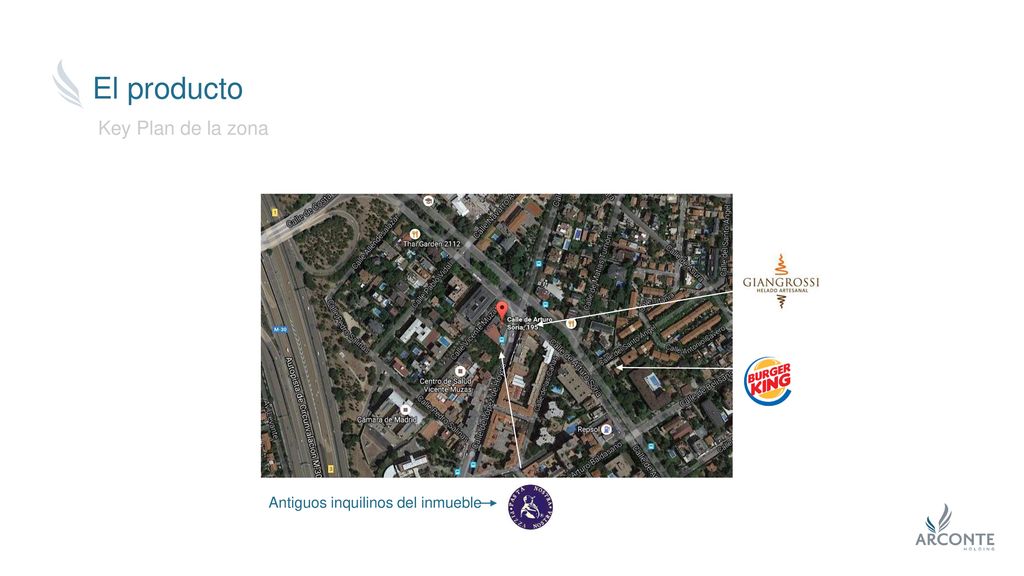 El producto Key Plan de la zona FOTO Antiguos inquilinos del inmueble