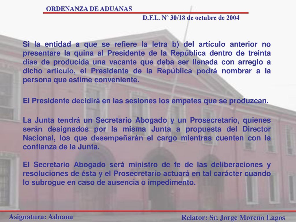 El Presidente decidirá en las sesiones los empates que se produzcan.
