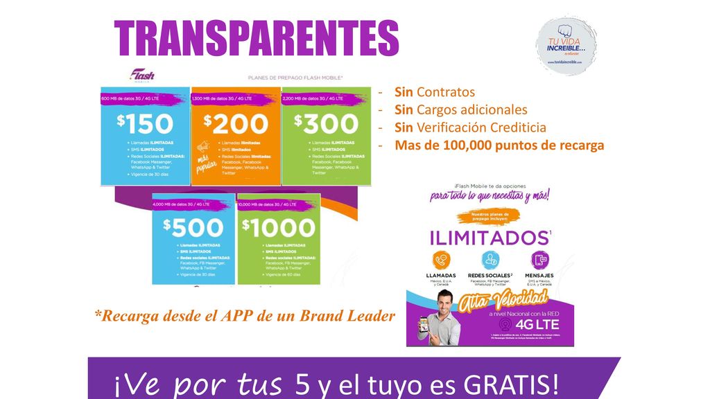 ¡Ve por tus 5 y el tuyo es GRATIS!