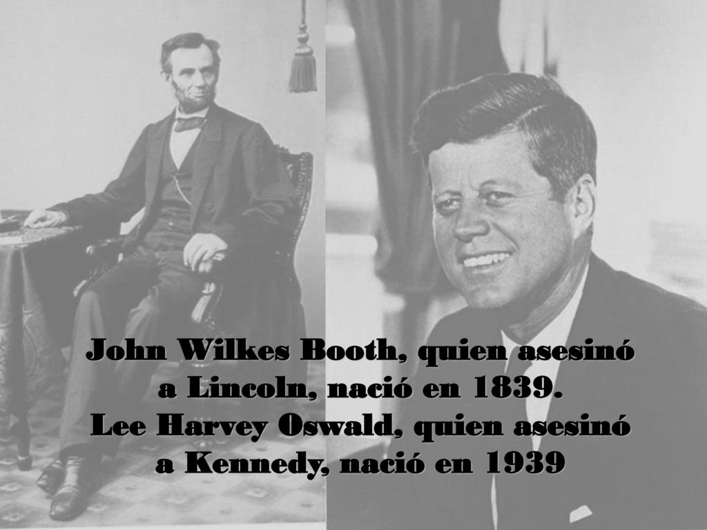 John Wilkes Booth, quien asesinó a Lincoln, nació en 1839.