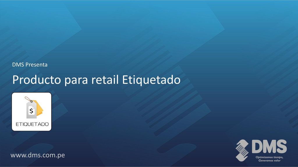Producto para retail Etiquetado