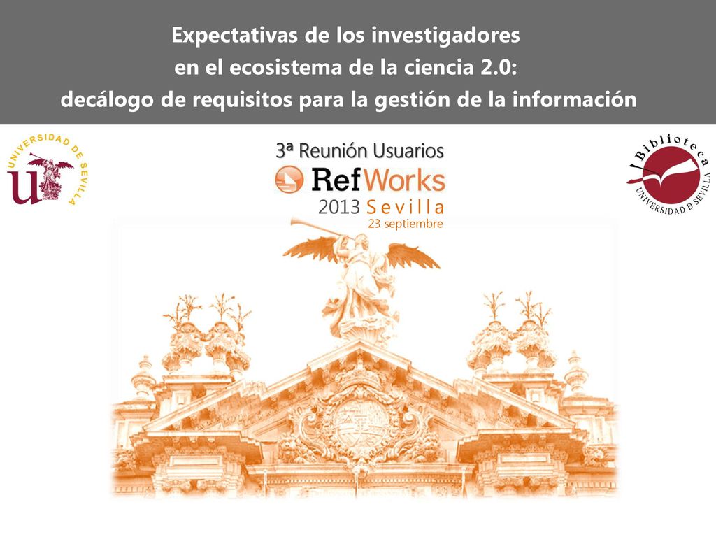 Expectativas de los investigadores en el ecosistema de la ciencia 2.0: