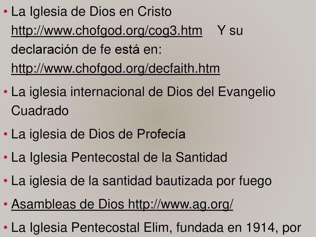 La Iglesia de Dios en Cristo   chofgod. org/cog3
