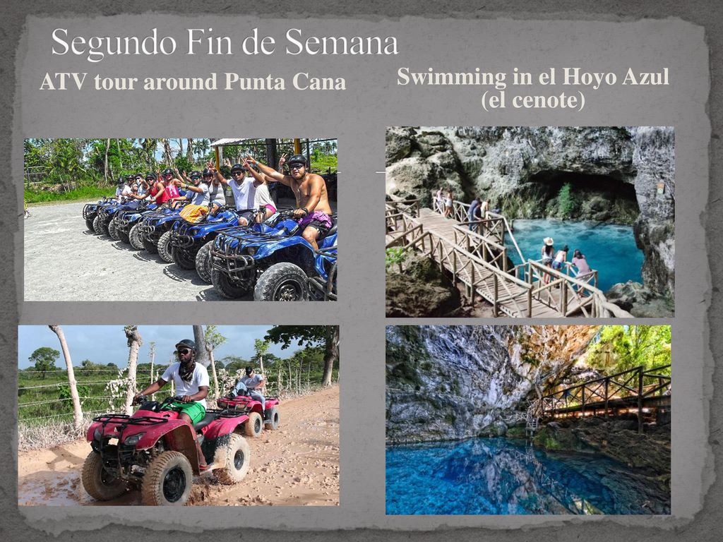 ATV tour around Punta Cana Swimming in el Hoyo Azul