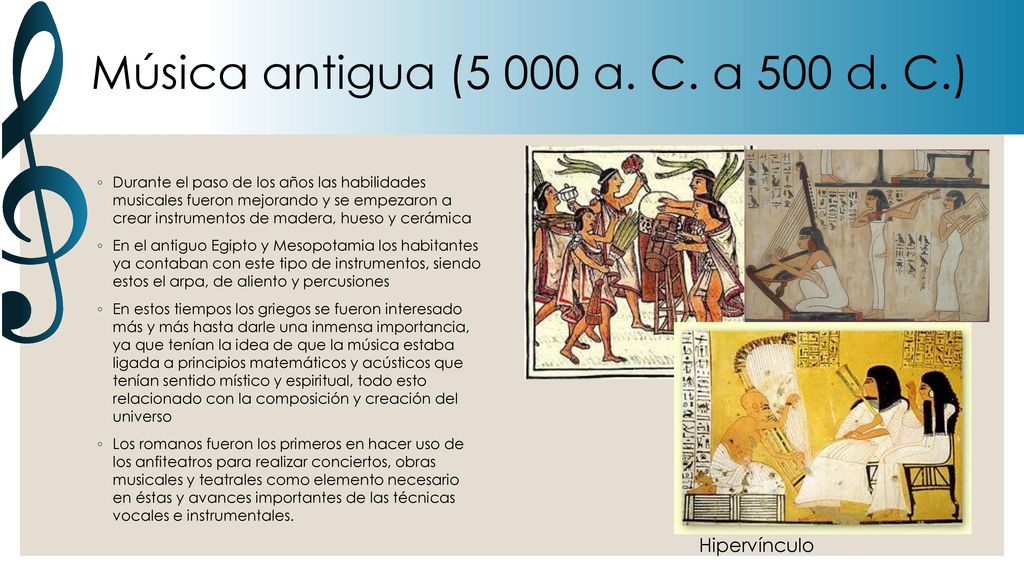 Música antigua (5 000 a. C. a 500 d. C.)