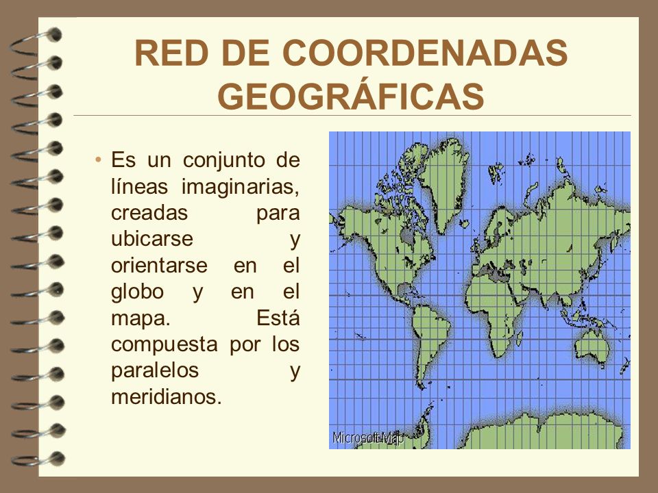 RED DE COORDENADAS GEOGRÁFICAS