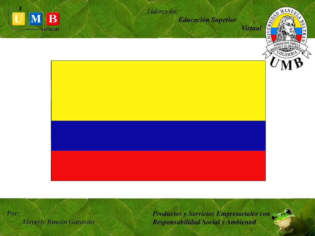 Líderes en: Educación Superior. Virtual. Por: Mayerly Rincón Garavito. Productos y Servicios Empresariales con.