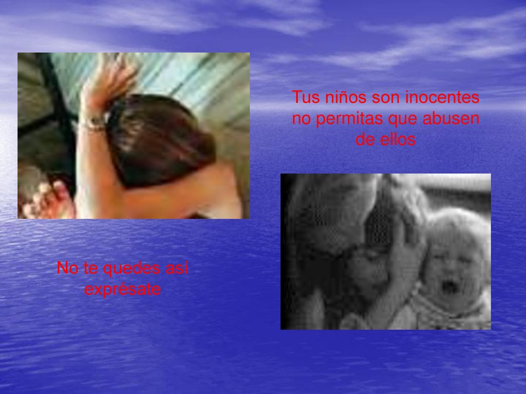 Tus niños son inocentes no permitas que abusen de ellos