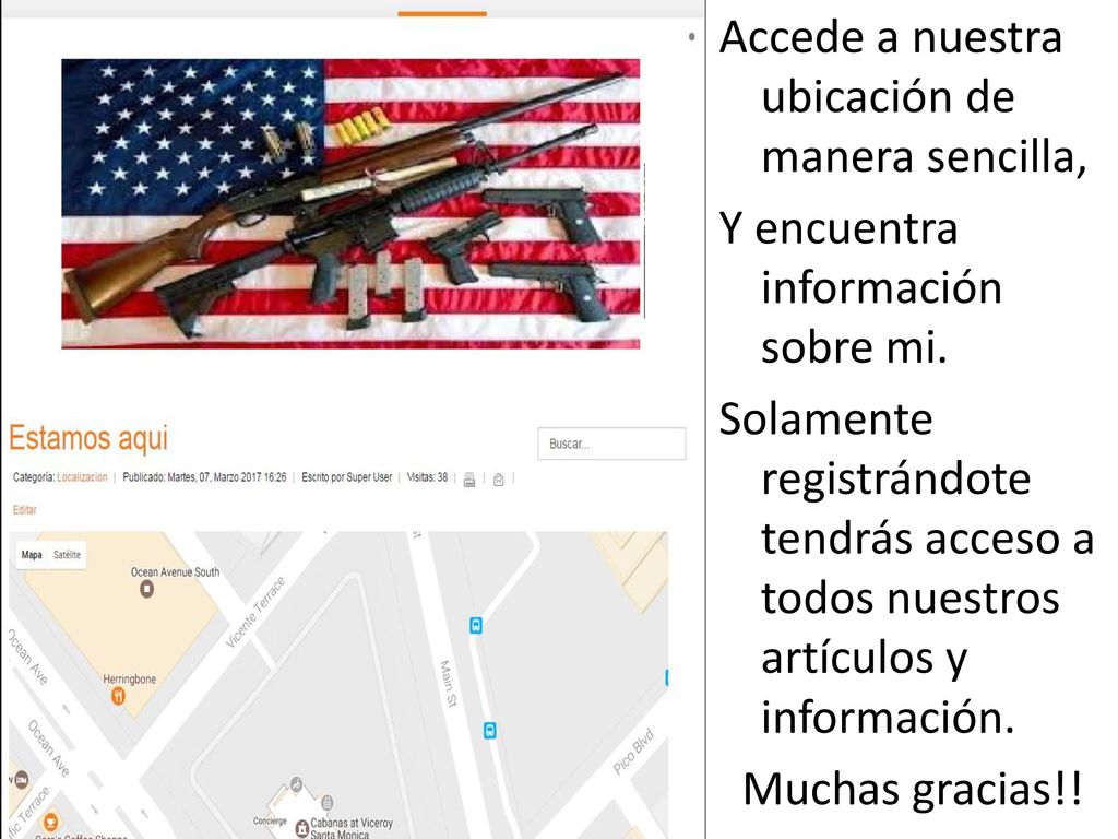 Accede a nuestra ubicación de manera sencilla, Y encuentra información sobre mi.