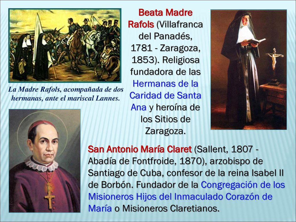 La Madre Rafols, acompañada de dos hermanas, ante el mariscal Lannes.