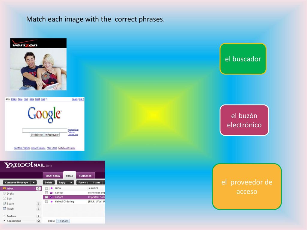 Match each image with the correct phrases.