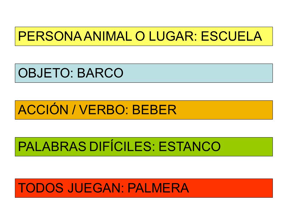 PERSONA ANIMAL O LUGAR: ESCUELA
