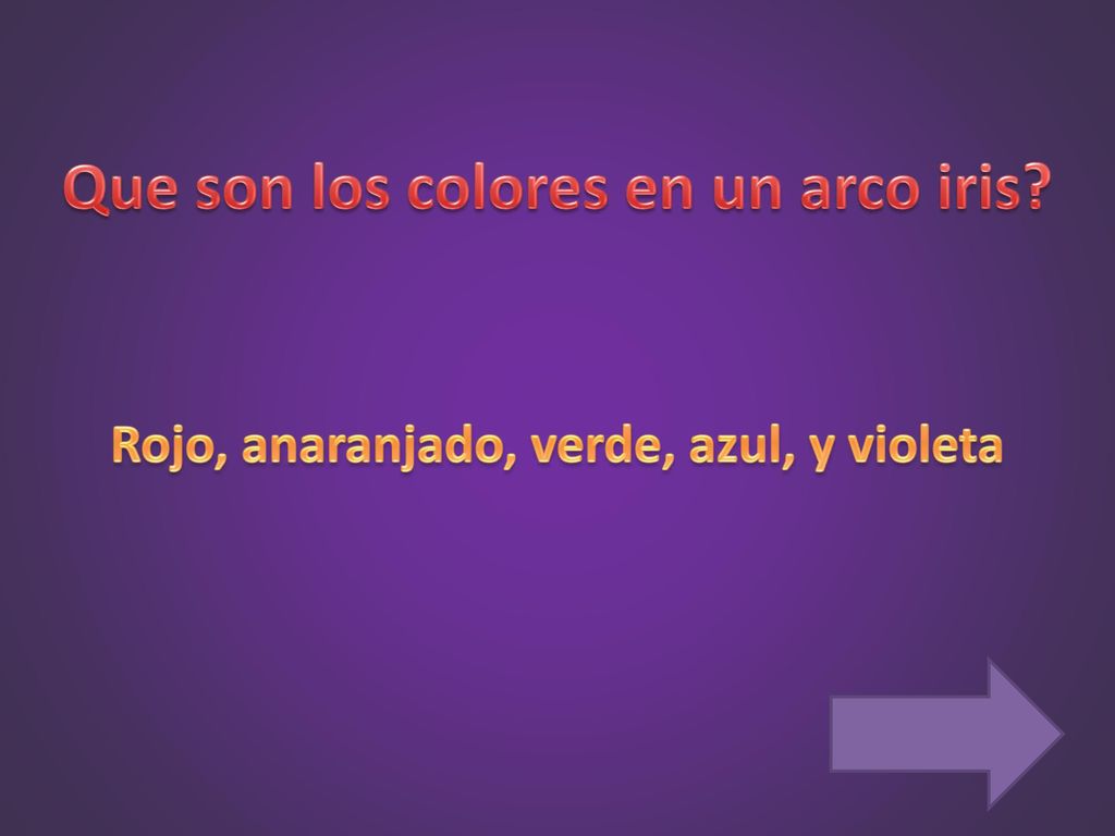 Que son los colores en un arco iris