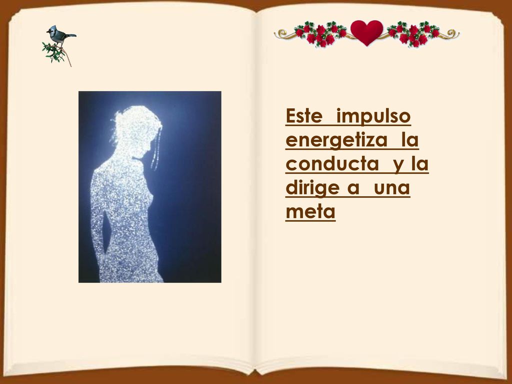 Este impulso energetiza la conducta y la dirige a una meta