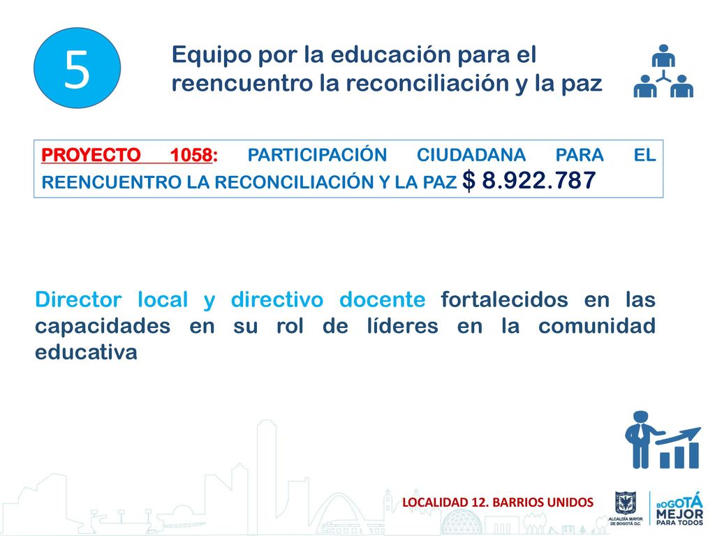 5 Equipo por la educación para el reencuentro la reconciliación y la paz.
