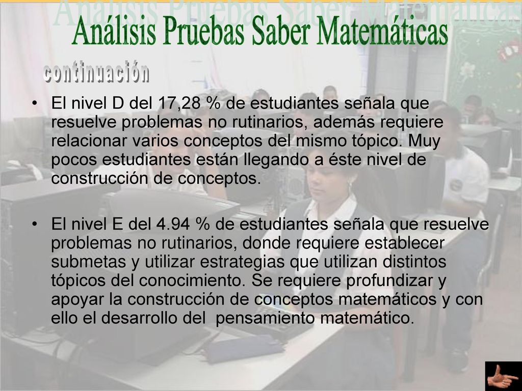 Análisis Pruebas Saber Matemáticas