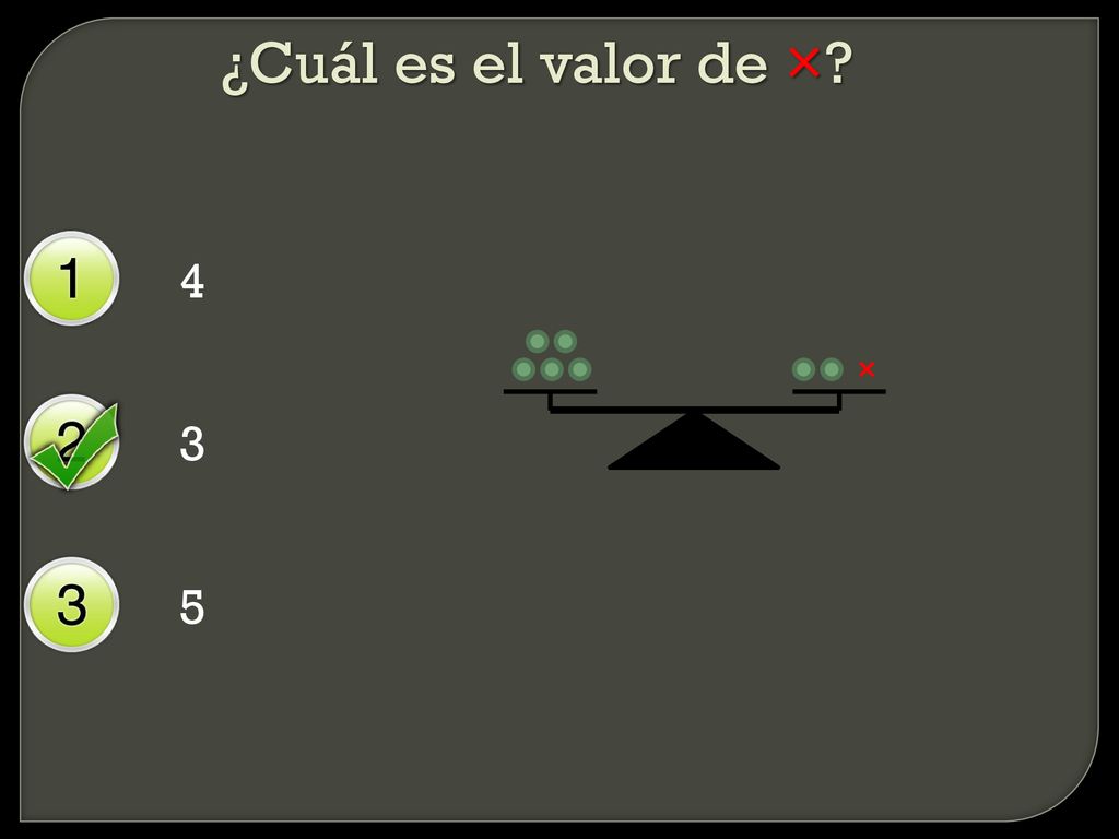¿Cuál es el valor de × 4 × 3 5