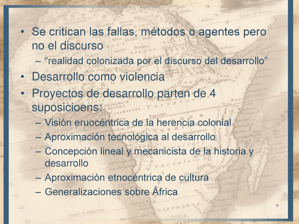 Se critican las fallas, métodos o agentes pero no el discurso