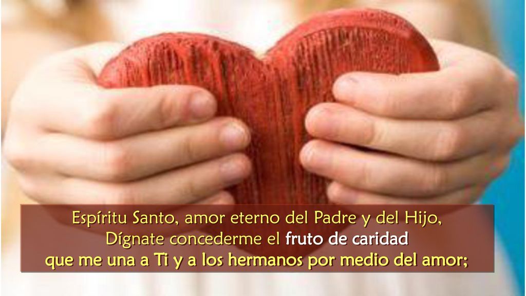 que me una a Ti y a los hermanos por medio del amor;