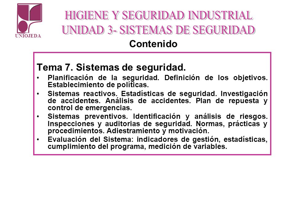 Tema 7. Sistemas de seguridad.