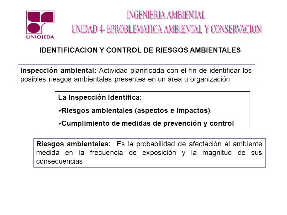 IDENTIFICACION Y CONTROL DE RIESGOS AMBIENTALES