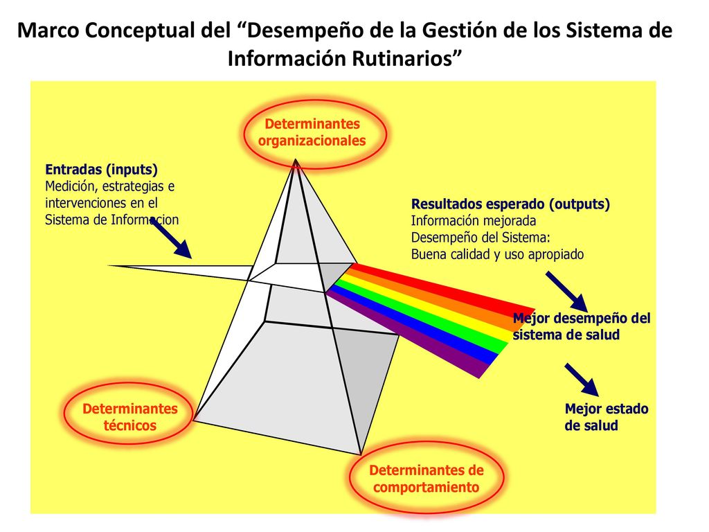 Marco Conceptual del Desempeño de la Gestión de los Sistema de Información Rutinarios