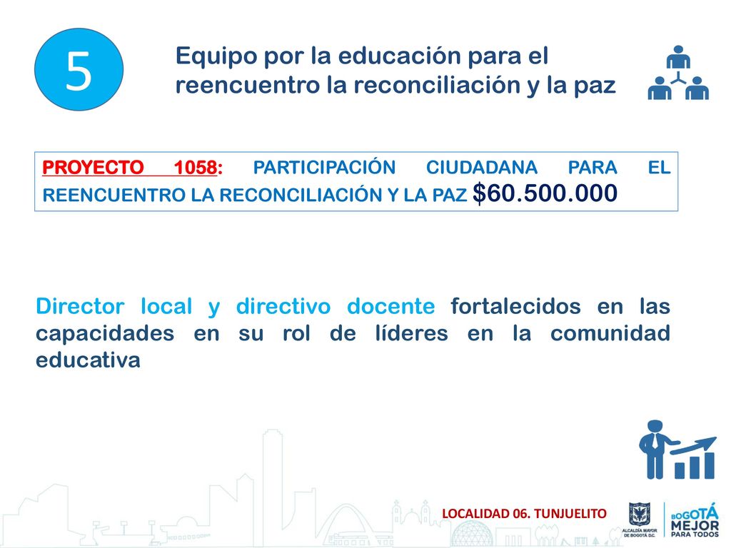 5 Equipo por la educación para el reencuentro la reconciliación y la paz.