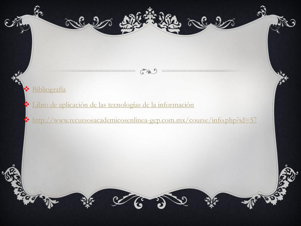 Bibliografía Libro de aplicación de las tecnologías de la información.