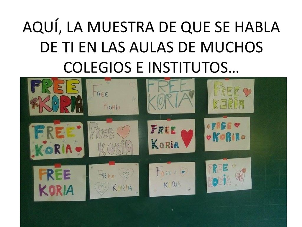 AQUÍ, LA MUESTRA DE QUE SE HABLA DE TI EN LAS AULAS DE MUCHOS COLEGIOS E INSTITUTOS…