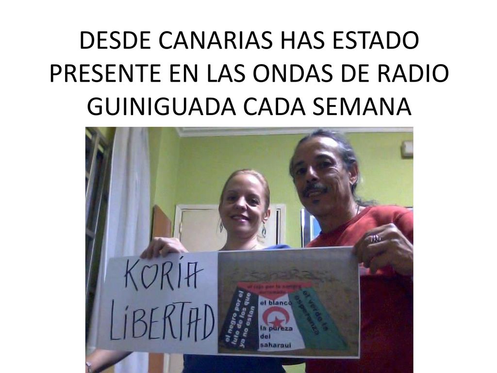 DESDE CANARIAS HAS ESTADO PRESENTE EN LAS ONDAS DE RADIO GUINIGUADA CADA SEMANA